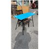 Image 1 : FOLDING METAL TABLE AND FOLDING CHAIR
