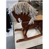 Image 3 : WOODEN RIDE ON ROCKING HORSE