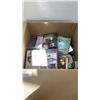 Image 2 : BOX OF DVDS WITH RYOBI ELECTRIC DRILL AND SOLAR PANEL