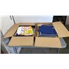 Image 1 : 2 BOXES OF FABRIC SUPPLIES