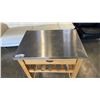 Image 2 : STAINLESS TOP KITCHEN CART