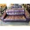 Image 1 : LORENZO ITALIAN LEATHER SOFA
