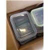 Image 2 : BOX OF GLASS LOCK CONTAINERS AND BAKEWARE