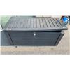 Image 1 : KETER OUTDOOR STORAGE TRUNK WITH HYRAULIC LIFT LID 60" X 27" X 28"