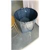 Image 8 : METAL STOOL WITH LAUNDRY HAMPER,RATTAN ARMCHAIR AND WASTE BIN