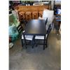 Image 1 : BLACK IKEA DINING TABLE AND 4 CHAIRS