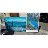 Image 1 : VANCOUVER SKYLINE 48" X 31" AND DESOLATION SOUND PRINT