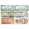 Image 1 : Canada - Lot 7 Banknotes - 4 x $2  - 3 x $1 - Face $11