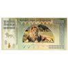 Image 2 : Reserve Bank of Zimbabwe Special 24kt Gold Gilded Commemorative Issue 100000000000 Note on Giclee Ar