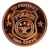 Image 2 : POLICE .999 Fine Pure Copper 1 oz. Medallion