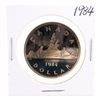 Image 1 : Canada 1984 Proof Nickel Dollar - From RCM Proof Sets