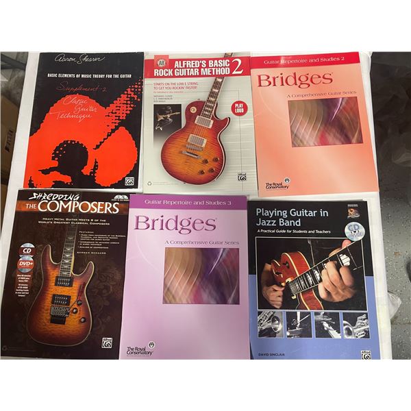 SIX Guitar Books