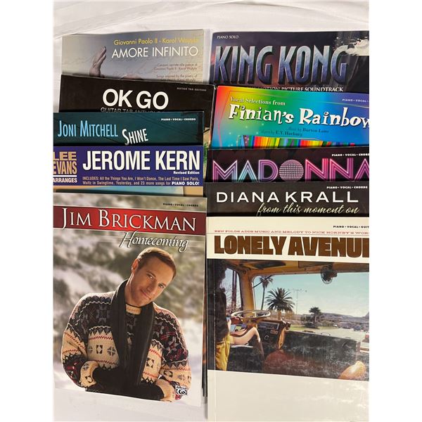 Music Books as shown