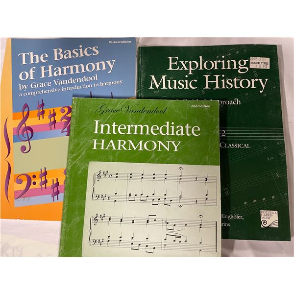 THREE Music Books