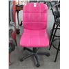 Image 1 : Pink Leather Task Chair