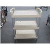 Image 1 : Plastic 3 Shelf Cart