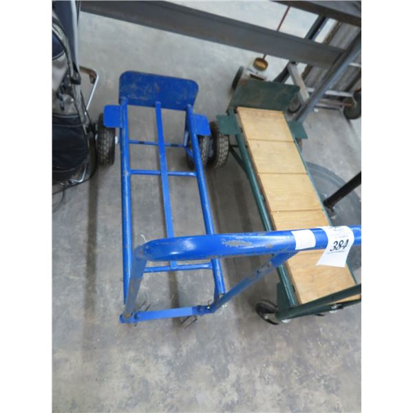 Blue Convertible Hand Truck