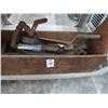 Image 2 : Vintage Wood Toolbox w/Contents