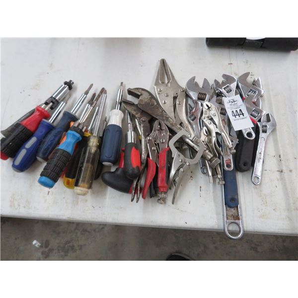 Screwdrivers, Wrenches, Pliers