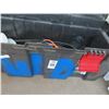 Image 1 : Large Toolbox w/Tie Down Straps and Bungee Cord