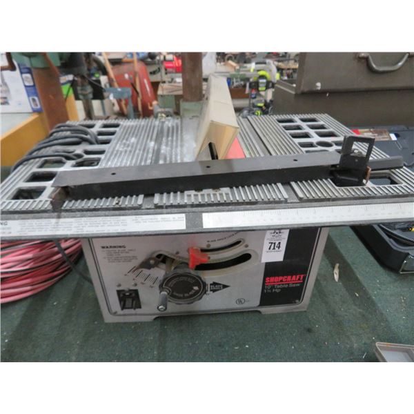 Shop Craft 10" Table Saw