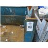 Image 2 : Metal Pallet Transport Crate Blue