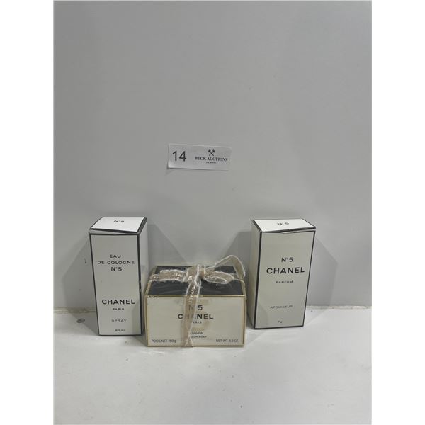 Vintage Chanel Perfumes And Revlon Lipstick