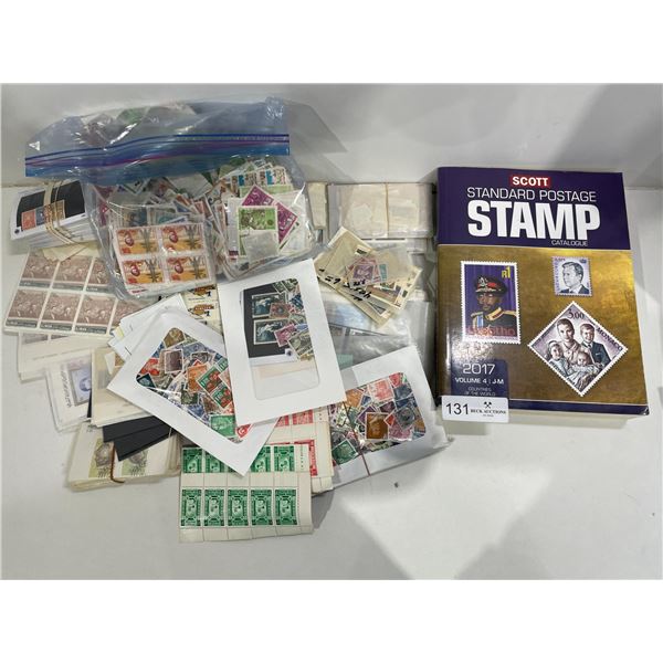 Large Assortment Of Foreign Stamps