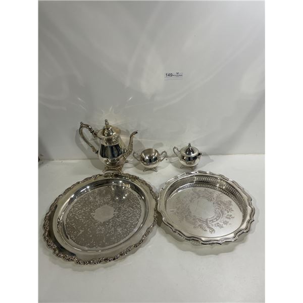 Set Of Vintage Silver Plated Kitchen Ware