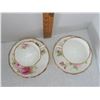 Image 3 : LOT OF 2 ROYAL ALBERT AMERICAN BEAUTY TEACUP AND SAUCER SET