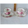 Image 1 : LOT OF 2 ROYAL ALBERT AMERICAN BEAUTY TEACUP AND SAUCER SET