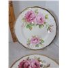 Image 3 : LOT OF 2 ROYAL ALBERT AMERICAN BEAUTY DESSERT PLATES