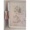 Image 2 : PROVINCE OF ALBERA1867-1967 CANADIAN CONFEDERATION SERVING TRAY