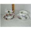 Image 1 : LOT OF 2 MIX N MATCH TEACUP AND SAUCER (ONE MATCHES)