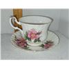Image 1 : ROYAL ALBERT PRAIRIE ROSE TEACUP AND SAUCER SET
