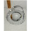 Image 8 : JAM RELISH STAND WITH SPOON SILVERPLATE