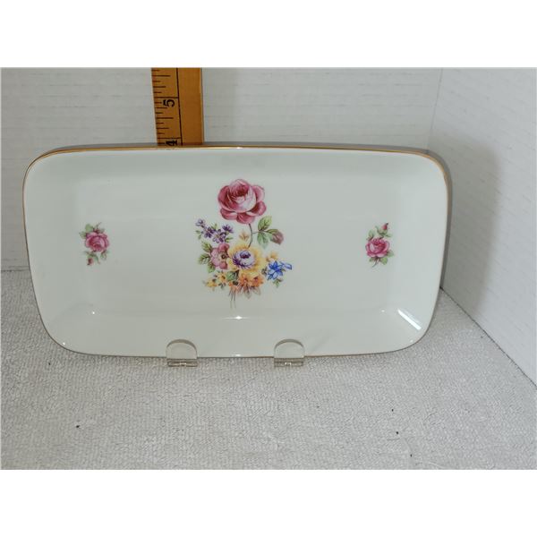 CRACKER & CHEESE SERVING TRAY CP MADE IN GERMANY DEMOCRATIC REBUPLIC