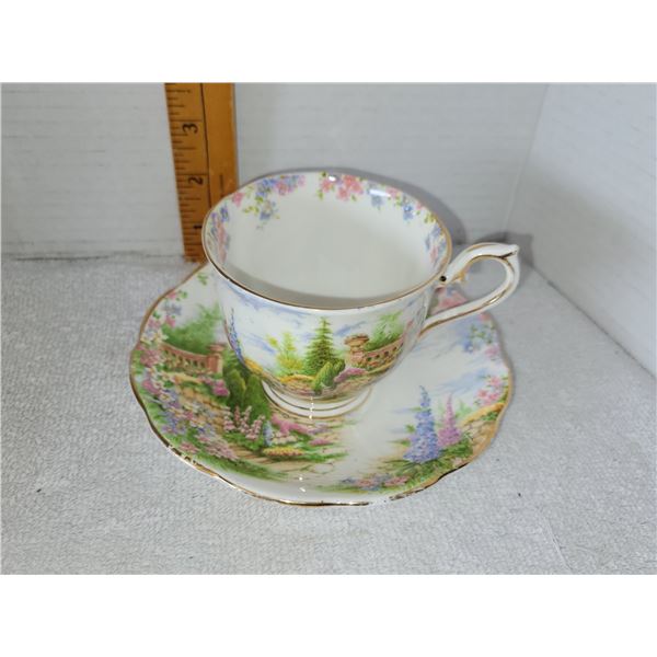ROYAL ALBERT KENTISH ROCKERY CUP AND SAUCER SET