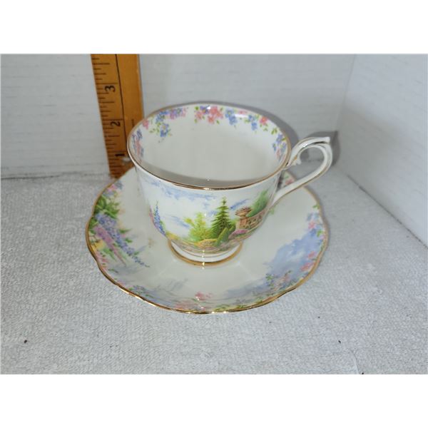 ROYAL ALBERT KENTISH ROCKERY CUP AND SAUCER SET LOT 3