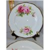 Image 2 : LOT OF 2 ROYAL ALBERT AMERICAN BEAUTY BREAD & BUTTER PLATES