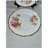 Image 3 : LOT OF 2 ROYAL ALBERT AMERICAN BEAUTY BREAD & BUTTER PLATES