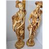 Image 2 : 2 STUNNING TALL MALE & FEMALE ASIAN STATUES SIGNED