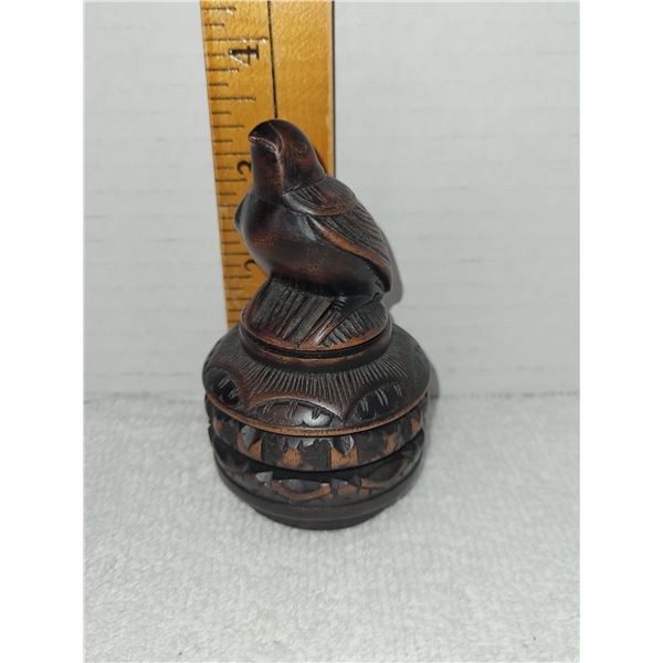 EGYPTIAN WOODEN BIRD STATUE