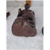 Image 9 : HANDCARVED WOODEN THAI FISHERMAN STATUE