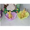Image 2 : ASSORTED EASTER THEMED FIGURINE DECOR LOT