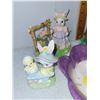 Image 4 : ASSORTED EASTER THEMED FIGURINE DECOR LOT