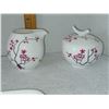 Image 3 : CHERRY BLOSSOM TEA LOGIC CREAMER, LIDDED SUGAR BOWL & UNDERPLATE