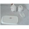 Image 8 : CHERRY BLOSSOM TEA LOGIC CREAMER, LIDDED SUGAR BOWL & UNDERPLATE