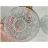 Image 4 : LOT OF 2 CRYSTAL CANDY DISHES (FOOTED AND NON FOOTED)