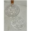 Image 4 : LIDDED & FOOTED CRYSTAL CANDY DISH